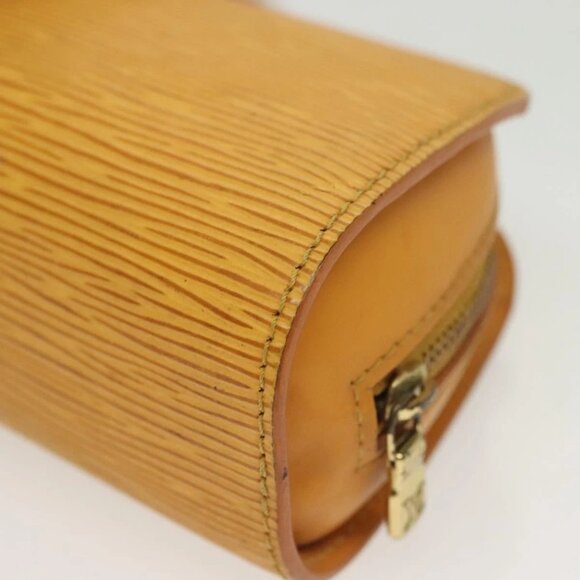 LOUIS VUITTON Epi Dauphine PM Pouch Yellow M48449 LV Auth th6299 - Picture 5 of 16